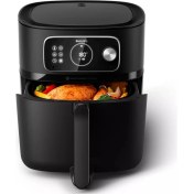 Resim Philips Airfryer Xxl 8.3 Litre Wifi Bağlantılı Buz Çözme Fonksiyonlu Yeni Nesil Sıcak Hava Fritözü, Siyah 