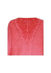 Resim Bulalgiy Kadın Narçiçeği Dantelli Tunik - Bga710272-narçiçeği 