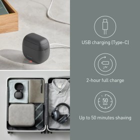 Resim Panasonic ES-PV3B-K803 Series 900S Elektrikli Tıraş Makinesi - 5 Paslanmaz Çelik Bıçak,usb-C Şarj, Islak/kuru, Premium Taşıma Çantası 