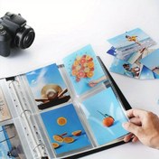 Resim Çok Cepli A4 Kpop Fotoğraf Kartı Cildi Kartı Kılıfı PP Şeffaf Fotoğraf Kartı Tutucu DIY Fotoğraf Albümü Kılıfları 