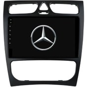 Resim Blueway Mercedes C Class C180 (W203-W209) Araç Multimedya Android Ekran Carplay 2+32 9" 00-04 Black BLUEWAY 