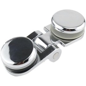 Resim Çerçevesiz Cam Kapı Menteşe Şarap Dolabı 180 Derece Pencere Kapı Yuvarlak Menteşe, Boyut:ikili Küçük Diğer 