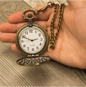 Resim keyfimshop Tuğra Tasarımlı Kabartmalı Köstekli Saat 