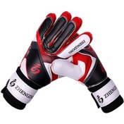 Resim Reedark Genç Ve Yetişkin Kaleci Eldiveni, Kaliteli Lateks, Anti-kayma, Kalın Dolgulu, Futbol Antrenmanı Ve Maç İçin Kırmızı 8 Numara 18-19cm Kırmızı 