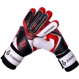 Resim Reedark Genç Ve Yetişkin Kaleci Eldiveni, Kaliteli Lateks, Anti-kayma, Kalın Dolgulu, Futbol Antrenmanı Ve Maç İçin Kırmızı 8 Numara 18-19cm Kırmızı 