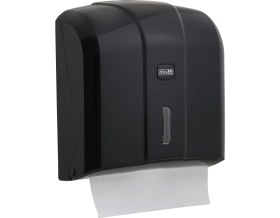 Resim Vialli KH300B Z Katlı Kağıt Havlu Dispenseri Kapasite 300 Havlu (Siyah) 
