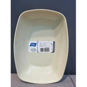 Resim Sprenda Kayık Plastik Tabak 17 cm 