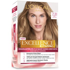 Resim Loreal Paris Excellence Creme - Krem Saç Boyası No: 7.31 Bal Köpüğü 