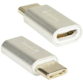 Resim Daytona Usb-c Type-c (m) - Mikro Usb (f) Şarj Ve Senkronizasyon Çevirici Hub Adaptörü-2'li Paket 