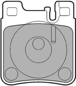 Resim Mercedes-Benz Clk Cabrio 430 1998-2002 Delphi Arka Fren Balatası 