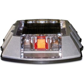 Resim İleri Trafik Güneş Enerjili Yol Butonu Kırmızı, Solar Buton, Çakar Buton 