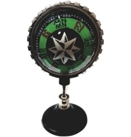 Resim Oto Araç Içi Pusula Işıklı Vantuzlu Yapışma Büyük Boy 