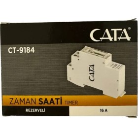 Resim Cata CT-9184 16 Amper Rezerveli Zaman Saati (8 Adet) 