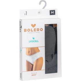 Resim Bolero Kadın Premium Lyocell Slip Siyah 