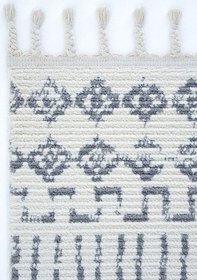 Resim Cool Halı Pera 1005 Krem Gri Hav Toz Vermez Yumuşak Dokulu Mutfak Antre Çocuk Odası Dokuma Makine Halısı 