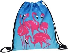 Resim VALICLUD Flamingo Bağcıklı Çanta - Sağlam Bağcıklı Saklama Poşetleri Alışveriş Kozmetik Mücevher Için Mükemmel 