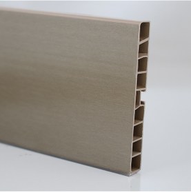 Resim Pvc Baza Profili 100 Mm Kaplama Inox 1 Boy 4 Metre 