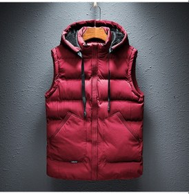 Resim Yeni Erkek Sonbahar Ve Kış Pamuklu Yelek Yeşil 