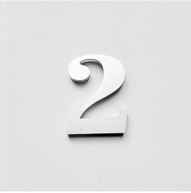 Resim Gendec 5 Cm No 2 Yapışkanlı Metalik Gri 