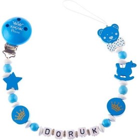 Resim Isimli Emzik Zinciri - Emzik Askısı - Bebek Bez098 Çok Renkli 