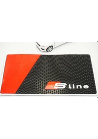 Resim Audi S Line Logo Torpido Üstü Telefon Silikon Kaymaz Ped 