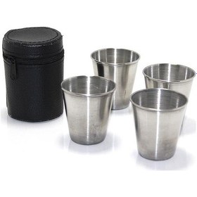 Resim 4’Lü Sılver Shot Bardak Seti 