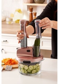 Resim Karaca Mastermaid Prosteel Uzun Blender Ayaklı 6 Bıçaklı 2500 W Cam Mutfak Robotu 