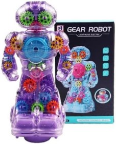 Resim Genel Markalar Sesli Ve Işıklı 360 Derece Dönen Oyuncak Robot 