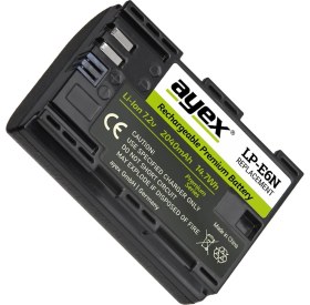 Resim Canon EOS R, R5, R6, 90D, 80D, 70D, 60D, 7D, 6D, 5D Mark II, III, IV İçin Ayex LP-E6N Batarya 