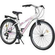 Resim Tommybike Belinda Alüminyum Kadro 26 Jant 21 Vites Şehir Bisikleti 