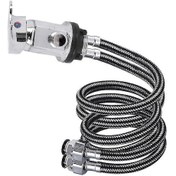 Resim Karavan, Karavan, Kamp Aracı İçin Krom Duş Bataryası 1/2" 1500 Mm İtmeli Uyumlu 