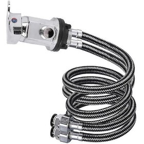 Resim Karavan, Karavan, Kamp Aracı İçin Krom Duş Bataryası 1/2" 1500 Mm İtmeli Uyumlu 