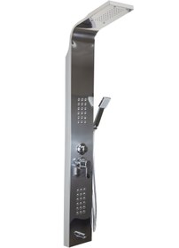 Resim SAM BANYO Sam Volga Krom Duş Paneli- Şelalesiz ,duş Kolonu, Robot Duş, Duş, Dikey Jakuzi 