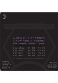 Resim D'addario Nyxl1149 Elektro Gitar Tel Seti. Medıum Nıckel-Carbon 