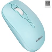 Resim Everest Smw-89 USB Mavi 2.4ghz Kablosuz Mouse 