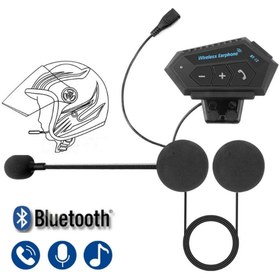 Resim shopwave Bt12 Kask Kulaklık Bluetooth Motosiklet Kulaklık Interkom Motorsiklet Kulaklık 