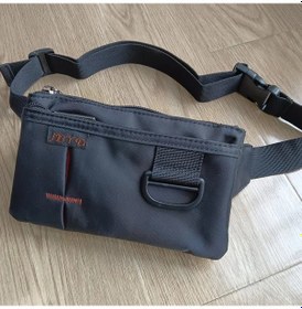 Resim Chuangyinshop Plus Black Ultra İnce Çok Katmanlı Bel Çantası Ayarlanabilir Kayış Dayanıklı Hafif Ekstra Siyah 