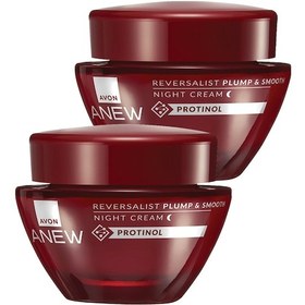 Resim Avon Anew Reversalist Plump & Smooth Gece Kremi 2 x 50 ML 