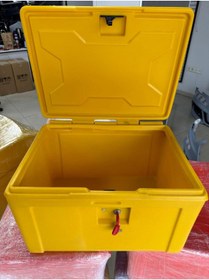 Resim Genel Markalar Motosiklet Pizza Servis Çantası Sarı 90 Litre Köşeli 