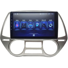 Resim Hyundai İ20 Old 2009-2011 9 inç Automatic Klima Çerçeve Ve Soket 
