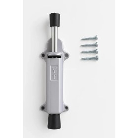 Resim Asseds Store Basmalı Kapı Stoperi, 4 Vida Dahil, Dayanıklı Metal, Kolay Montajlı, Modern Tasarımlı Kapı Tutucu, Estetik ve Ergonomik Iç Mekan Aksesuarı (Gri) 
