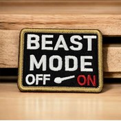 Resim Ex Patch Beast Mode On Off Patch Peç Arma 10 X 4 Cm 