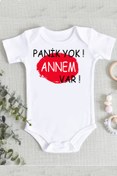 Resim Genel Markalar Anne Panik Yok Annem Var Organik Baskılı Zıbın Body 