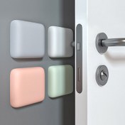 Resim 1/6 adet Kapı Kolu Anti-Kolaylık Ped, Kapı Kolu Anti-Kolaylık Duvar Koruma Ped ile Gürültü Azaltma ve Yapıştırıcı Arka - Kapı Kolu, Gençler Odası Yumuşak Yastık Anti-Kolaylık Ped - Çizikleri, Etkileri ve Duvar Hasarlarını Önler 