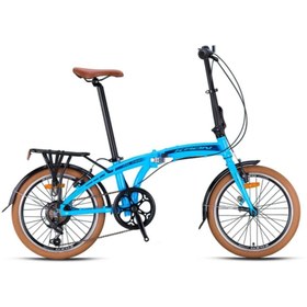 Resim Kron Fd750 Aliminyum Kadro 20" Katlanır Bisiklet - V-fren 