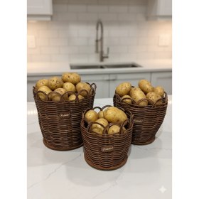 Resim Raddan Core Raddancore Premium Üçlü Patateslik/patates Sepeti Seti 
