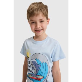 Resim U.s. Polo Assn. Erkek Çocuk Açık Mavi Tişört 50325606-VR003 