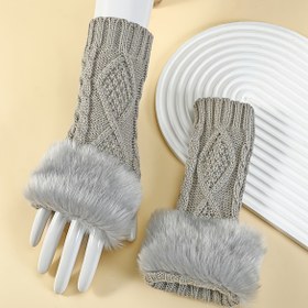 Resim Kadınlar İçin Sonbahar ve Kışlık Şık Minimalist Kol Isıtıcıları - Dış Mekan Soğuk Koruma 