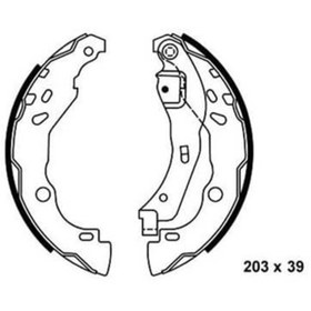 Resim Bosch 986487627 KAMPANA BALATA CLIO IV 13- CLIO SYMBOL / LOGAN SA 