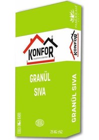 Resim Konfor Granül Sıva İnce Beyaz 25 Kg 